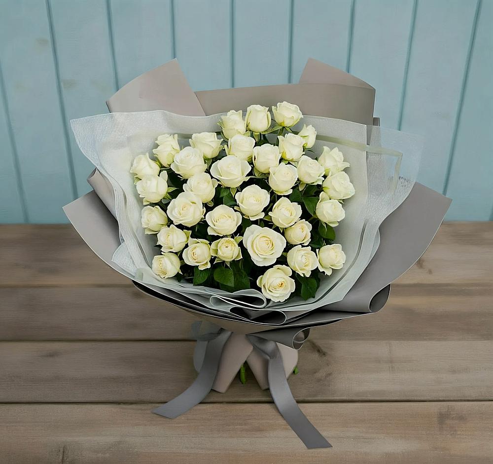 Букет Белоснежная нежность в Новочернореченский