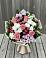 Букет цветов из: Альстромерии, Гвоздики, Розы и Хризантемы в Новочернореченский