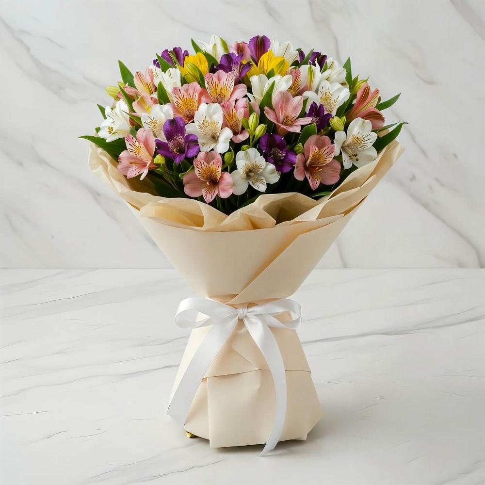 Букет цветов из: Альстромерии в Новочернореченский