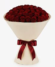 Букет 101 Бордовая роза Блэк Бакарра в Новочернореченский