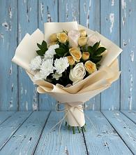 Букет цветов из:  Розы и Хризантемы в Новочернореченский