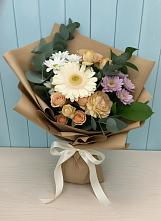 Букет цветов из:  Герберы и Хризантемы в Новочернореченский