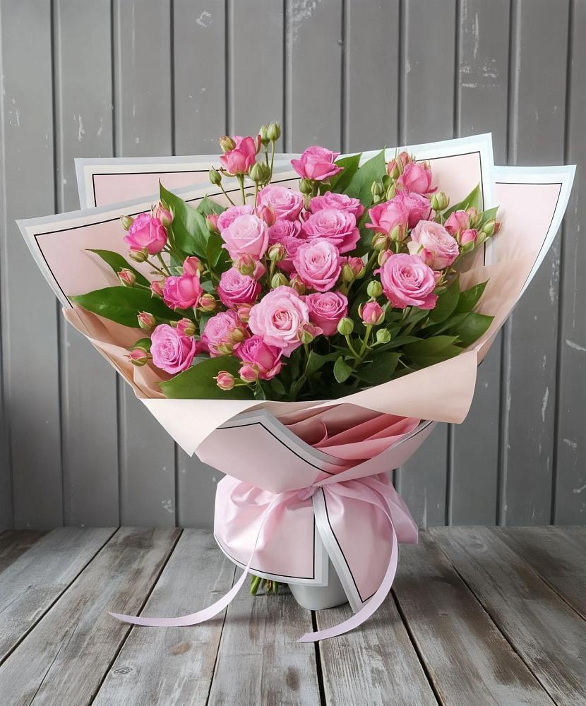 Букет Розовый кустик в Новочернореченский