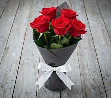 Букет 5 Красных роз Эдлесс Лав #REPLACE_PRED# Новочернореченский