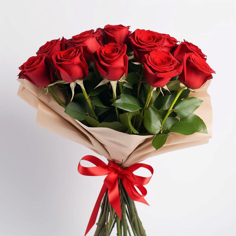 Букет 11 Красных роз Эдлесс Лав в Новочернореченский