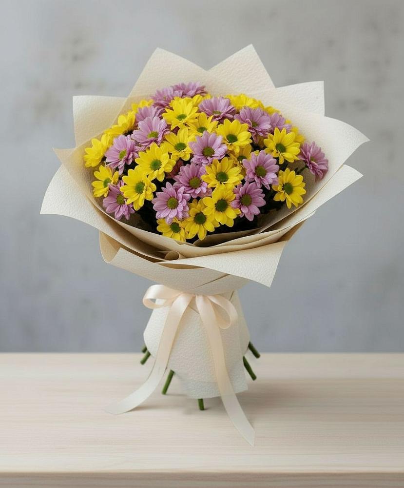 Букет цветов из: Хризантемы в Новочернореченский