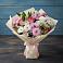 Букет цветов из: Хризантемы, Альстромерии и Розы в Новочернореченский